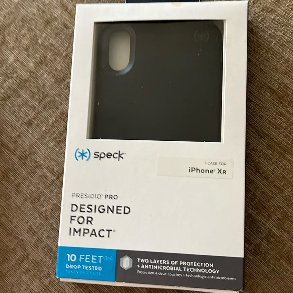 Speck Presidio Pro case for iPhone Xr.  2 layers of protection.